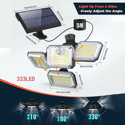 Solar Outdoor Light, Motion Sensor Wall Light (Size 1PCS)