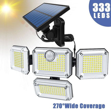 Solar Outdoor Light, Motion Sensor Wall Light (Size 4PCS)