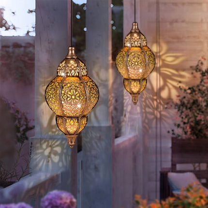 Outdoor Hanging Light, Iron Solar Light (Size IPX4)