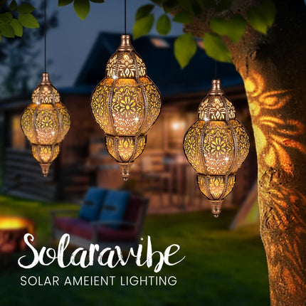 Outdoor Hanging Light, Iron Solar Light (Size IPX4)