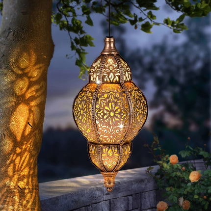 Outdoor Hanging Light, Iron Solar Light (Size IPX4)