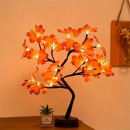 Maple Leaf Lamp, LED Table Lamp (USB)