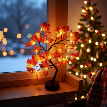 Maple Leaf Lamp, LED Table Lamp (USB)