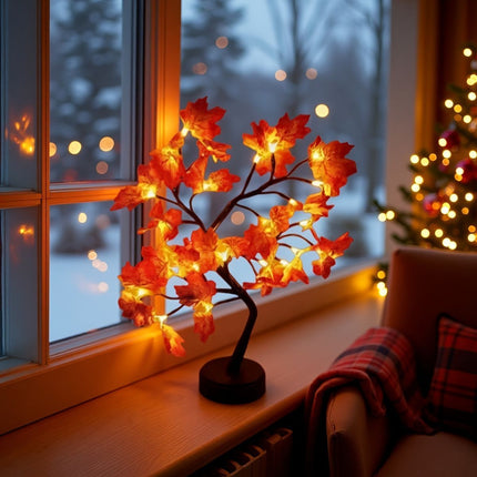 Maple Leaf Lamp, LED Table Lamp (USB)
