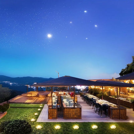 solar ground disk lights, outdoor lighting Australia, 8 LED lights, stainless steel solar lights, path lighting, garden driveway lights, courtyard lawn lighting, solar powered ground lights, energy efficient garden lights, automatic dusk to dawn lights -