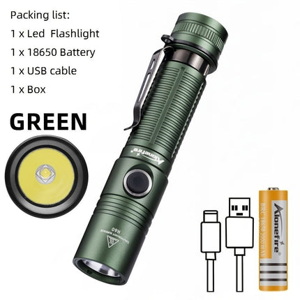 Powerful Flashlight, Rechargeable Flashlight (Size 12W)