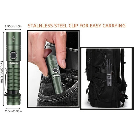 Powerful Flashlight, Rechargeable Flashlight (Size 12W)