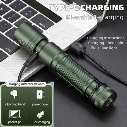Powerful Flashlight, Rechargeable Flashlight (Size 12W)