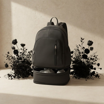 Travel Backpack Shoe Compartment Durable Backpack Travel Accessories Carry-On - Pink - Size Regular