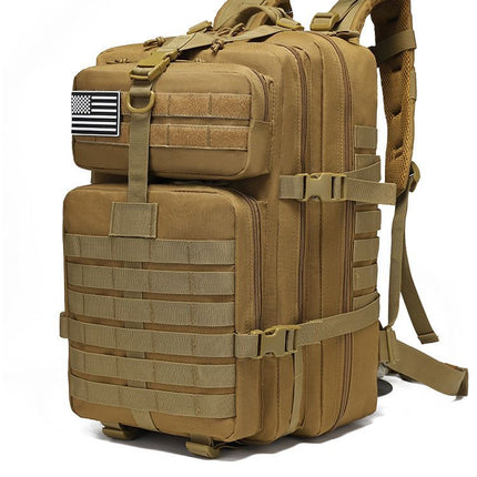 Tactical Backpack Travel Backpack Outdoor Backpack Durable Backpack Organized - army green - Size Routine 45L