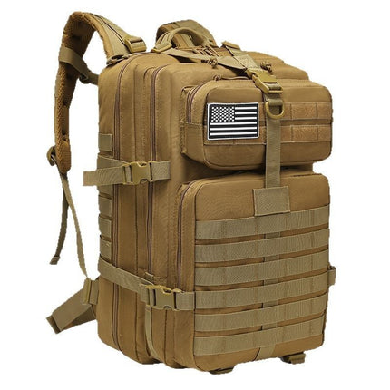 Tactical Backpack Travel Backpack Outdoor Backpack Durable Backpack Organized - Black CP - Size Routine 45L