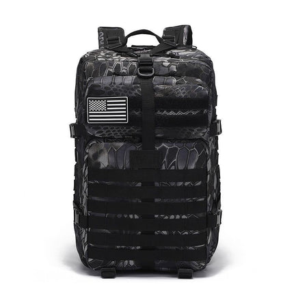 Tactical Backpack Travel Backpack Outdoor Backpack Durable Backpack Organized - Black CP - Size Routine 45L
