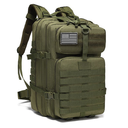 Tactical Backpack Travel Backpack Outdoor Backpack Durable Backpack Organized - Black CP - Size Routine 45L