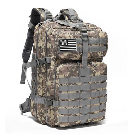 Tactical Backpack Travel Backpack Outdoor Backpack Durable Backpack Organized - Jungle Digital - Size Routine 45L