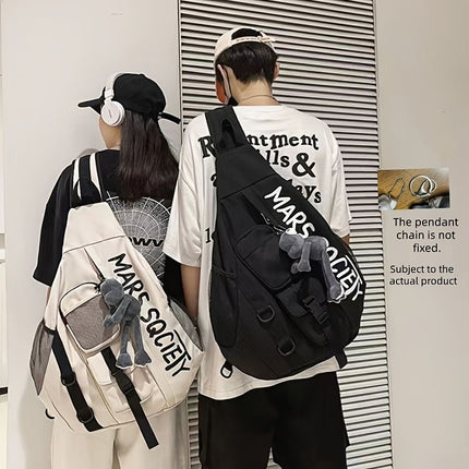 Mars Society Backpack Travel Backpack Stylish Backpack Durable Backpack Roomy - Black - Size Hanging - piece
