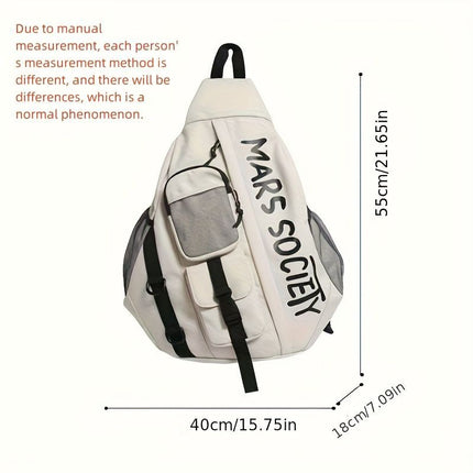 Mars Society Backpack Travel Backpack Stylish Backpack Durable Backpack Roomy - Black - Size Hanging - piece