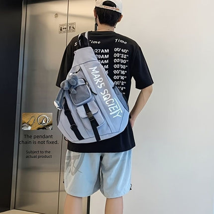 Mars Society Backpack Travel Backpack Stylish Backpack Durable Backpack Roomy - Gray - Size Hanging - piece
