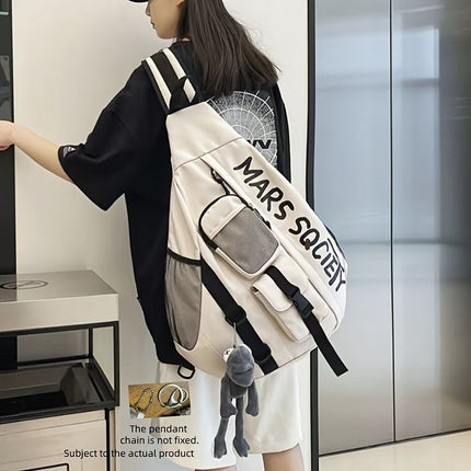 Mars Society Backpack Travel Backpack Stylish Backpack Durable Backpack Roomy - Gray - Size Hanging - piece