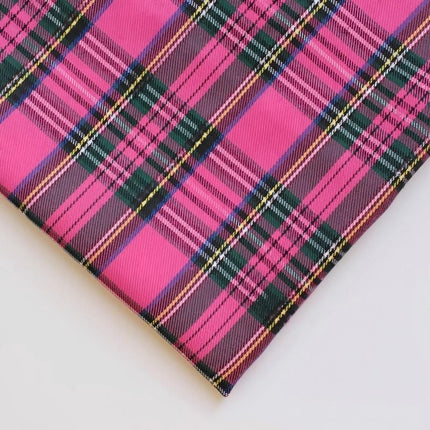 polyester woven fabric, plaid fabric, Christmas red green fabric, twill fabric, jacquard check fabric, fabric for bags, fabric for shoes, fabric for hats, fabric for pet decorations, festive fabric, holiday craft fabric, DIY fabric Australia - Teal - Size