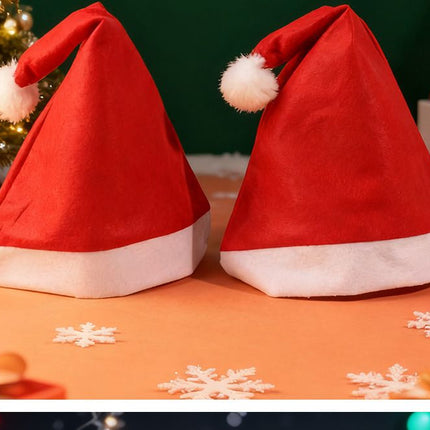 Adult Christmas Hats, Outdoor Christmas Decorations (Size 20PCS)