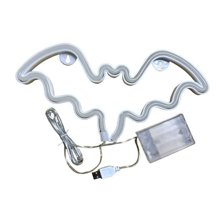 Bat LED Neon Light - Green - Size M