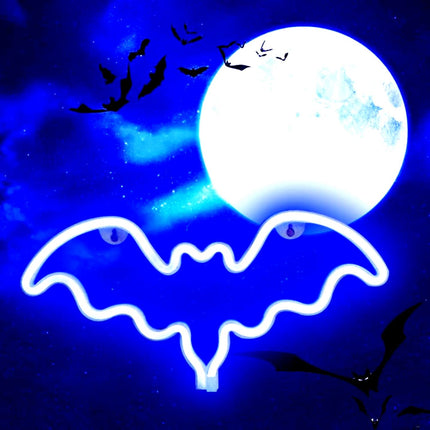 Bat LED Neon Light - Pink - Size M