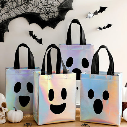 Halloween Gift Bags, Holographic Bags (Size 16PCS)