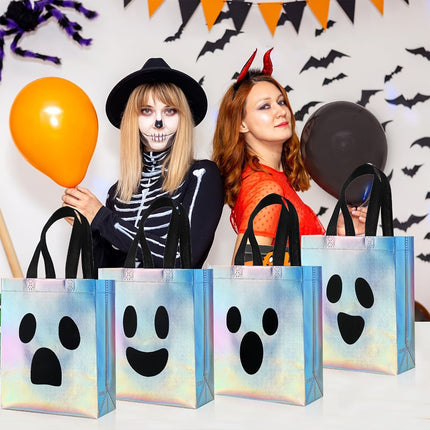Halloween Gift Bags, Holographic Bags (Size 16PCS)