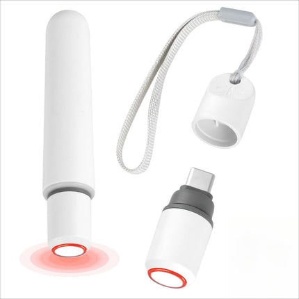 electric itch relief device, outdoor insect bites, camping safety gear, built-in battery, portable itch relief - White - Size routine