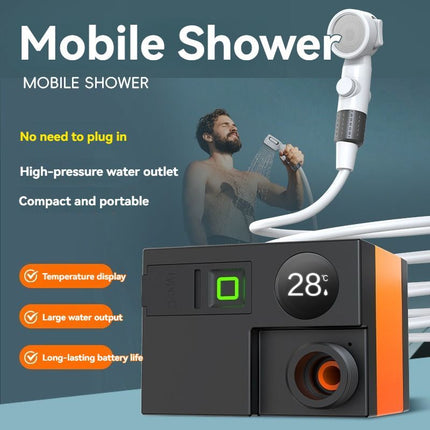 Portable Electric Water Heater, Camping Shower (Size 5000amh)