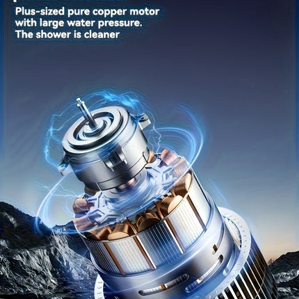 Portable Electric Water Heater, Camping Shower (Size 5000amh)