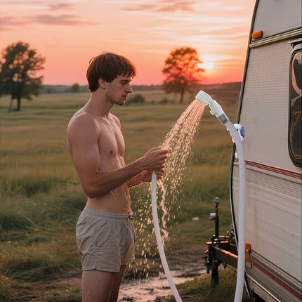 Portable Electric Water Heater, Camping Shower (Size 5000amh)