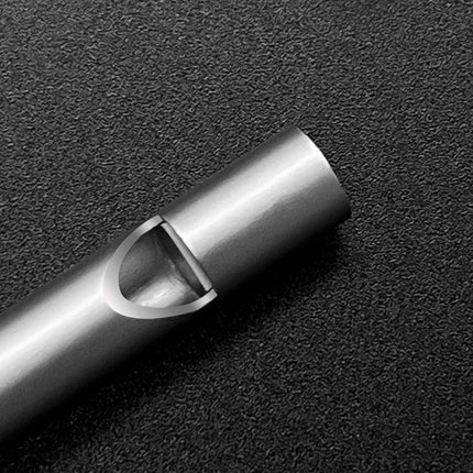 titanium alloy whistle, survival whistle, outdoor whistle, emergency whistle, high-frequency whistle, mountain climbing whistle, hiking whistle, camping whistle, safety whistle, Australia outdoor gear - Silver - Size 2PCS