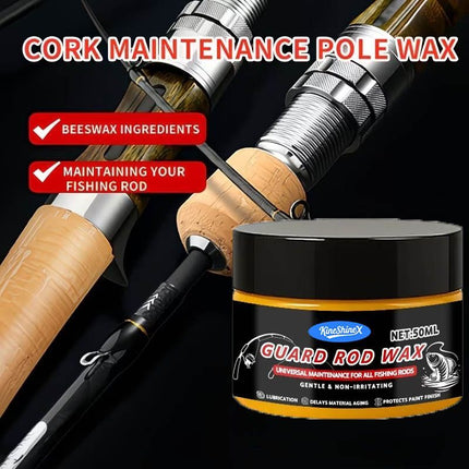 Fishing Rod Guard Wax, Beeswax Oil for Fishing Rods (Size)