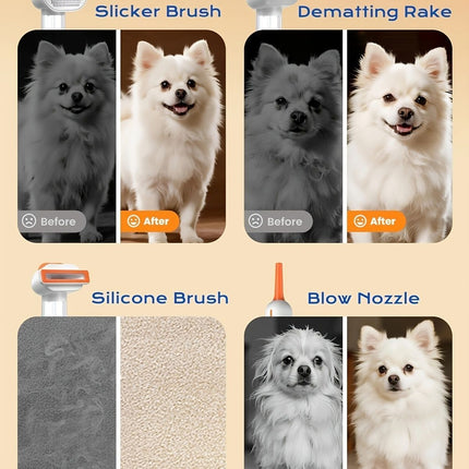 Pet Dematting Comb, Cat and Dog Grooming Brush (Size SET)