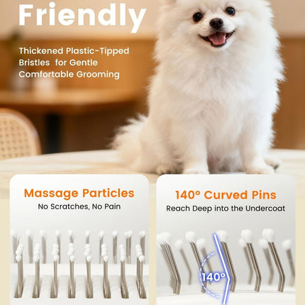 Pet Dematting Comb, Cat and Dog Grooming Brush (Size SET)