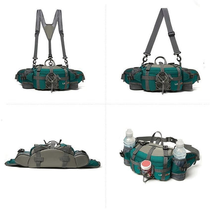 Bicycle Bag Cycling Bag Waist Chest Bag Bike Accessories High-Quality Bag - Green - Size Regular