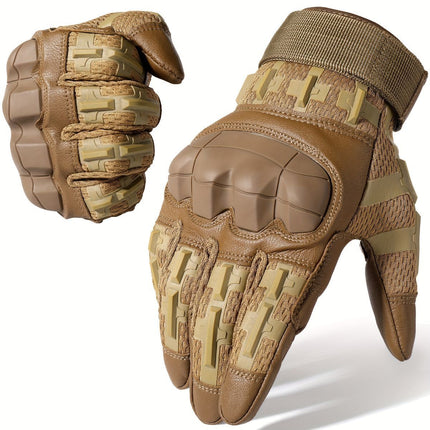 Cycling Gloves All-Round Protection Gloves Durable Cycling Gloves Ergonomic - Black - Size L