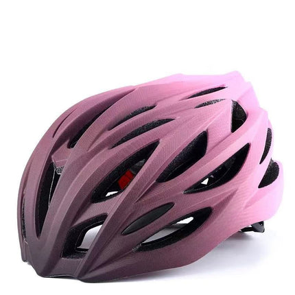 unisex bicycle helmet, gradient helmet, integrated molded helmet, road cycling helmet, breathable bike helmet, lightweight cycling helmet, adjustable bike helmet, Australian cycling gear - Pink - Size L