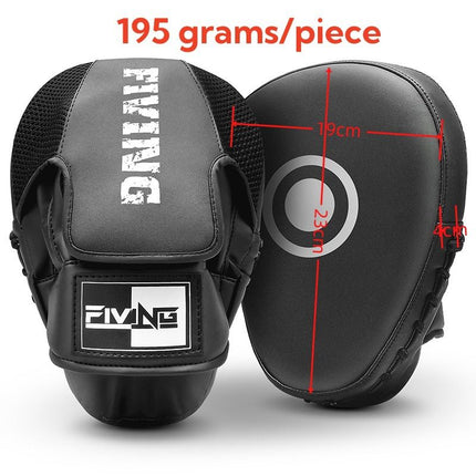 Sanda focus mitts, boxing training pads, Muay Thai mitts, adult martial arts equipment, kids boxing gloves, arc-shaped target, round training pad, striking practice, Australian martial arts - Green - Size L