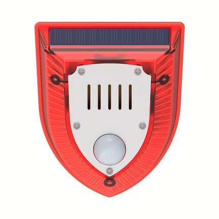 solar animal repellent, solar powered animal deterrent, dog barking sound repellent, gun shot sound repellent, wild boar repellent Australia, pest control for garden, farm animal deterrent, solar pest repeller - Red - Size å®šæ—¶æ¬¾