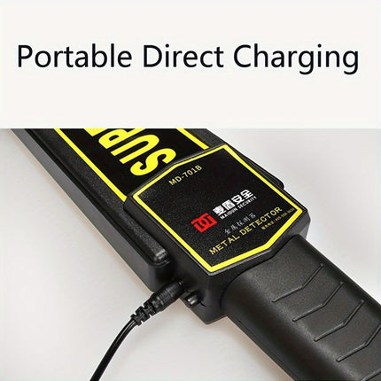 hand-held metal detector, portable security scanner, adjustable sensitivity metal detector, battery-powered metal detector, body search metal detector, security equipment Australia, professional metal detector - Black - Size Battery - powered version