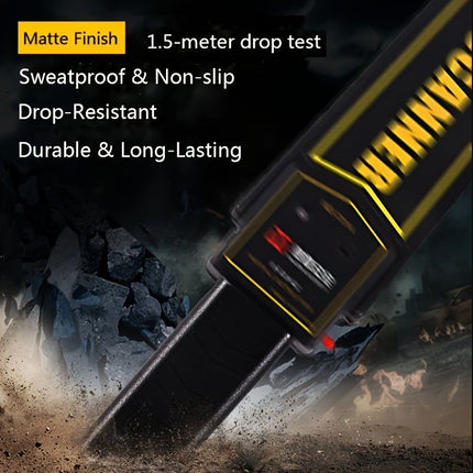 hand-held metal detector, portable security scanner, adjustable sensitivity metal detector, battery-powered metal detector, body search metal detector, security equipment Australia, professional metal detector - Black - Size Battery - powered version