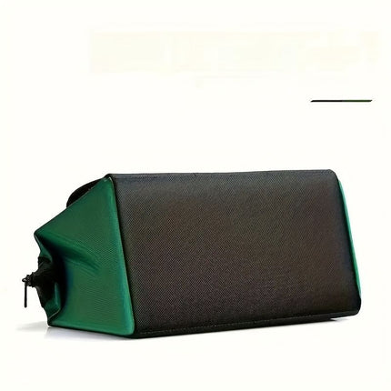 Tool Storage Bag Oxford Cloth Tool Bag Multifunctional Tool Organizer Durable - black - green - Size regular