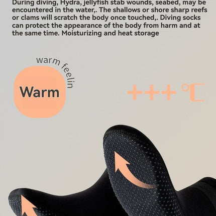 unisex diving socks, 3MM neoprene socks, mid-calf diving socks, hook-and-loop diving socks, water sports socks, diving snorkeling socks, beach volleyball socks, Australia diving gear, neoprene socks for men and women - Pink - Size S