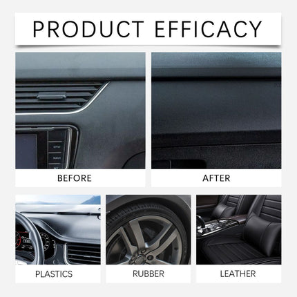 Car Plastic Renovate Wax Australian Car Care Plastic Restoration Wax Car Trim - White - Size 100g-2pcs