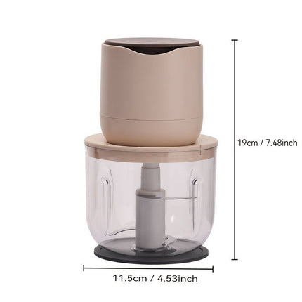 Wireless Meat Grinder, USB Charging Meat Grinder (Size 600ml)