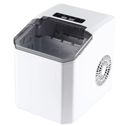 mini ice maker, household ice maker, portable ice maker, desktop ice maker, automatic ice maker, smart ice maker, bullet ice maker, dormitory ice maker, Australia, summer, small appliance, countertop ice machine - Silver - Size Australian Standard
