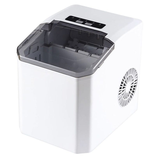 mini ice maker, household ice maker, portable ice maker, desktop ice maker, automatic ice maker, smart ice maker, bullet ice maker, dormitory ice maker, Australia, summer, small appliance, countertop ice machine - Silver - Size Australian Standard