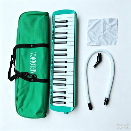 32-key melodica, 37-key melodica, student melodica, beginner melodica, musical instrument, music education, portable instrument, Australian students, classroom music - Blue - Size 32
